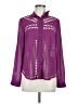 Luster 100% Polyester Purple Long Sleeve Blouse Size M - photo 1