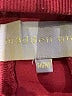 Madden Girl Argyle Burgundy Jacket Size M - photo 6