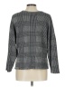 Zara W&B Collection Checkered-gingham Gray Pullover Sweater Size L - photo 2