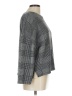 Zara W&B Collection Checkered-gingham Gray Pullover Sweater Size L - photo 4