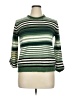 Carolyn Taylor Stripes Green Pullover Sweater Size XL - photo 1
