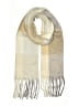 Ann Taylor 100% Polyester Checkered-gingham Plaid Multi Color Ivory Scarf One size - photo 1
