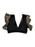 Sporlike Animal Print Black Swimsuit Top Size M - photo 2