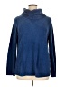 White Stag 100% Acrylic Solid Blue Turtleneck Sweater Size XL - photo 1