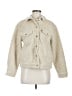 Levi's 100% Polyester Ivory Faux Fur Jacket Size M - photo 1
