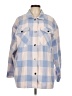 HFX Checkered-gingham Blue Fleece Size L - photo 1