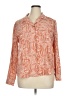 Unbranded Paisley Orange Long Sleeve Blouse Size XL - photo 1