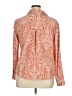 Unbranded Paisley Orange Long Sleeve Blouse Size XL - photo 2