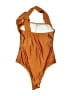 Unbranded Solid Orange One Piece Swimsuit Size XL - photo 2