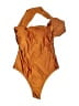 Unbranded Solid Orange One Piece Swimsuit Size XL - photo 1