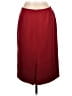 Jones Wear 100% Polyester Solid Red Burgundy Formal Skirt Size 12 - photo 2