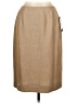 Le Suit 100% Polyester Tan Casual Skirt Size 10 - photo 1