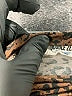 Double Zero Brown Long Sleeve Blouse Size M - photo 7