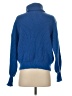 Shein 100% Acrylic Solid Blue Turtleneck Sweater Size 4 - photo 2
