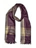 Unbranded Plaid Burgundy Purple Scarf One size - photo 1