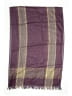 Unbranded Plaid Burgundy Purple Scarf One size - photo 2