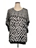 New Mode Black Short Sleeve Blouse Size 1X - photo 1