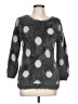 Joseph A. Polka Dots Gray Pullover Sweater Size L - photo 1