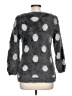 Joseph A. Polka Dots Gray Pullover Sweater Size L - photo 2