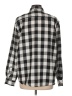 Centro Checkered-gingham Silver Long Sleeve Button-Down Shirt Size L - photo 2