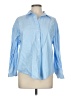 Zara Blue Long Sleeve Button-Down Shirt Size M - photo 1