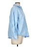 Zara Blue Long Sleeve Button-Down Shirt Size M - photo 4
