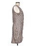Unbranded Print Tan Cocktail Dress Size L - photo 4