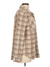 Thread & Supply Plaid Tan Long Sleeve Blouse Size L - photo 4