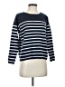 Monoprix femme Stripes Blue Pullover Sweater Size 2 - photo 1