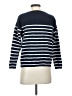 Monoprix femme Stripes Blue Pullover Sweater Size 2 - photo 2