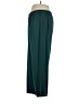 Soft Focus Solid Teal Casual Pants Size 1X - photo 5