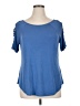 Cloud Chaser Blue Short Sleeve Top Size XL - photo 1