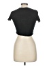 Shein Black Short Sleeve Turtleneck Size M - photo 2