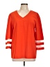 Unbranded Orange 3/4 Sleeve Top Size L - photo 1