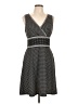 Max Studio Houndstooth Black Cocktail Dress Size L - photo 1