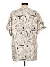 BLOOMCHIC Ivory Short Sleeve Blouse Size 10 - photo 2