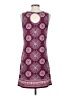 Max Studio Paisley Burgundy Casual Dress Size S - photo 2