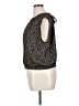 Ann Taylor LOFT 100% Polyester Black Sleeveless Blouse Size XL - photo 5