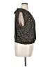 Ann Taylor LOFT 100% Polyester Black Sleeveless Blouse Size XL - photo 4
