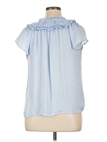Aqua Sleeveless Blouse (view 2)