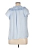 Aqua 100% Polyester Blue Sleeveless Blouse Size XL - photo 2