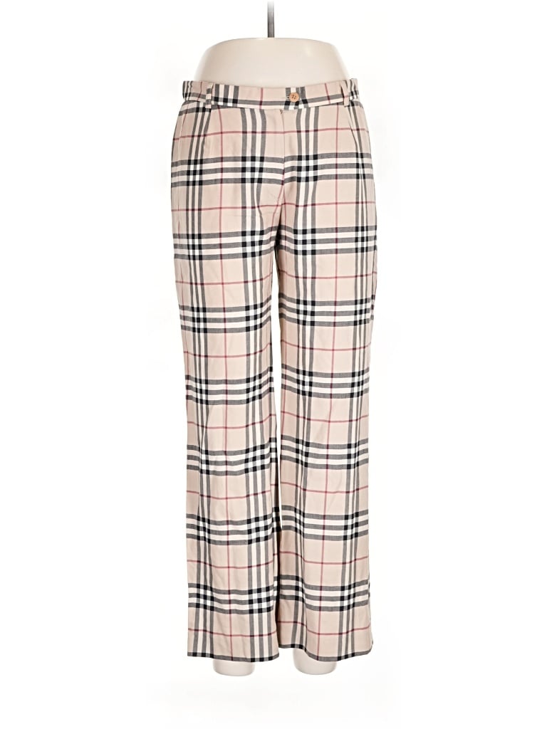 Pre-owned Burberry Wool Pants In Brown