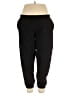 DKNY Sport Solid Black Active Pants Size 2X - photo 1
