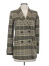 Whistles Plaid Yellow Brown Coat Size XS - photo 1