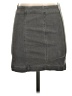 Free People Solid Gray Denim Skirt Size 2 - photo 1