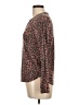 Socialite Animal Print Brown Pullover Sweater Size L - photo 5