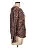 Socialite Animal Print Brown Pullover Sweater Size L - photo 4