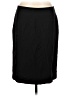 Talbots Solid Black Wool Skirt Size 12 - photo 1