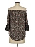 Ardene Black 3/4 Sleeve Blouse Size S - photo 2