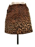 Ecote Animal Print Brown Casual Skirt Size 0 - photo 1